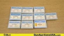 Millett Sights. Like New. Lot of 10; Rear Sight Blades. . (70848)