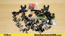 Williams, Warne, Etc. Scope Rings, Scope Mounts, Etc. . Good Condition. Lot of 59; 41 Assorted Sets