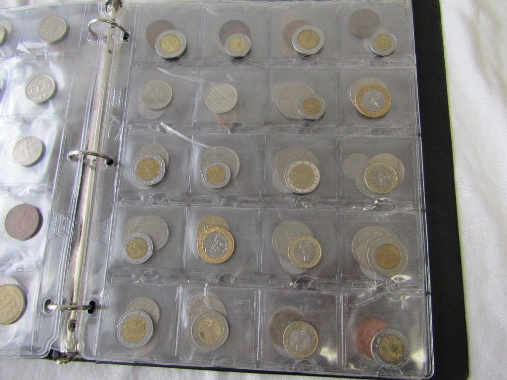 World Coins/Tokens/Medals Lot. 140 Coins In Binder and 100+ Loose Tokens/Medals/Casino.