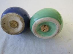 Pottery Style Salt & Pepper Shakers Sets. Possibly Pacific Pottery. 3 Sets.