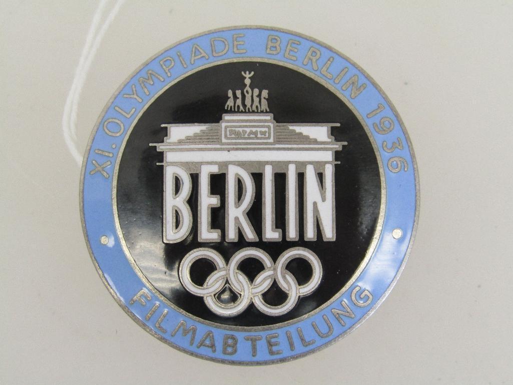 German World War II 1936 Berlin Summer Olympics Film Maker Badge.