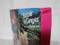 Barbie Doll Gift Set. 1997 Barbie & Ginger. New In Box.