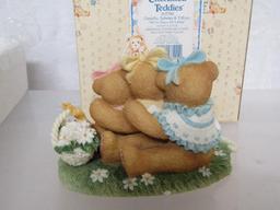 Cherished Teddies Enesco 1997 Figurine 265780 Danielle Sabrina Tiffany We're Three Of A Kind. NIB.