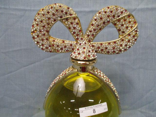 Store display factice bottle- 10.5" Elizabeth Taylor Ruby & White Diamonds