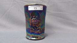 Nwood blue Oriental Poppy tumbler. RARE