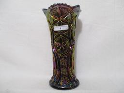 Millersburg radium purple Ohio Star vase- SUPER Here's a GOOD one!
