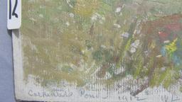 Will Larrymore Smedley; Chautauqua New York Artist 9.5 x 12.5" unframed. "C