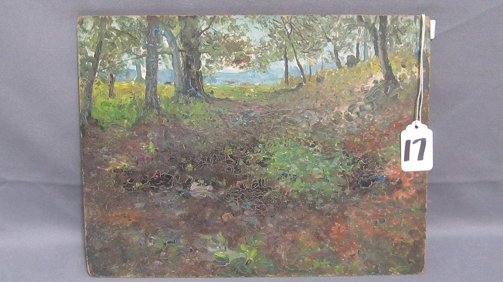 Will Larrymore Smedley; Chautauqua New York Artist 8.75" x 11.75" unframed.