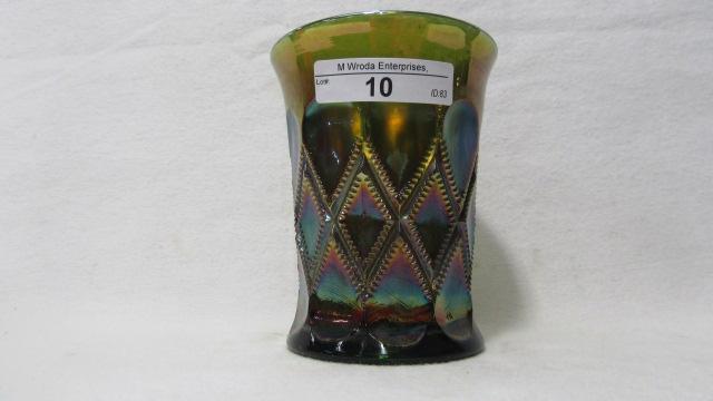 Mburg Green Diamonds Tumbler