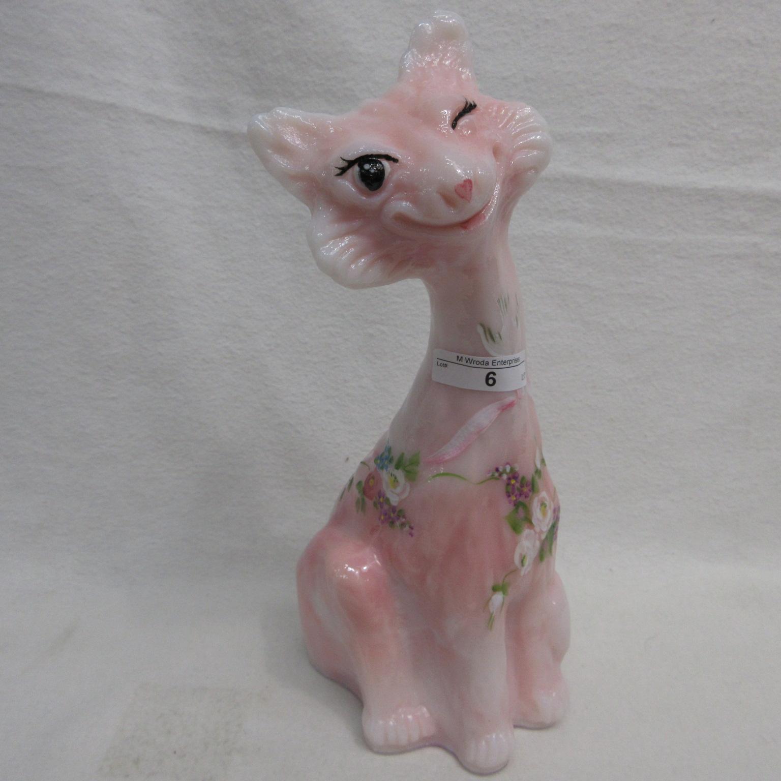 Fenton HP Roselene Alley Cat - "Circle of Love" Joyce Coella - 15/15