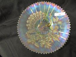 Nwood 9" ice green Peacocks plate