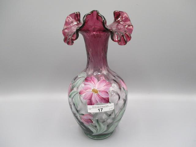 9.5" HP Mulberry Vase - Marilyn Wagner