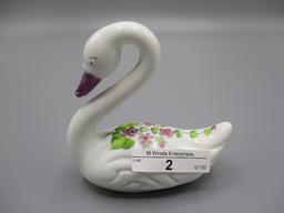 HP Milk Glass Swan - Thomas