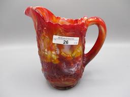 Red Slag Windmill Milk Pitcher