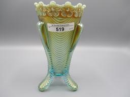 Nwood AO Daisy & Drape vase, crack around one foot