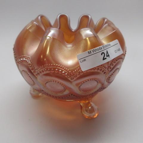 Nwood marigold  Beaded Cable rosebowl.