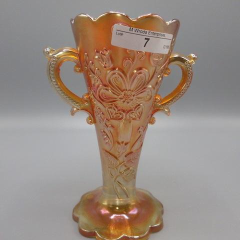 Dugan marigold Mary Ann 2 handled vase