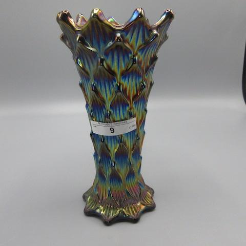 Dugan 8"� elec purple Lined Lattice vase- GREAT!