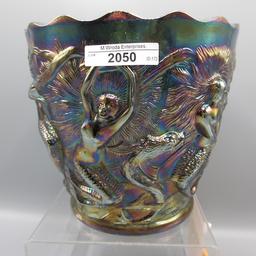 Fenton purple Mermaid jard vase
