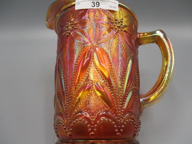 Imp marigold Poinsettia milk pitcher. BEAUTIFUL