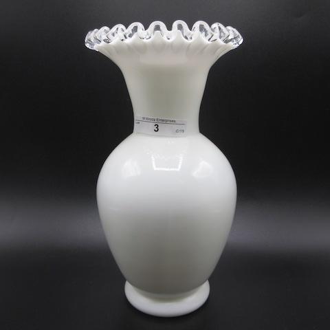 Fenton silvercrest 9" vase