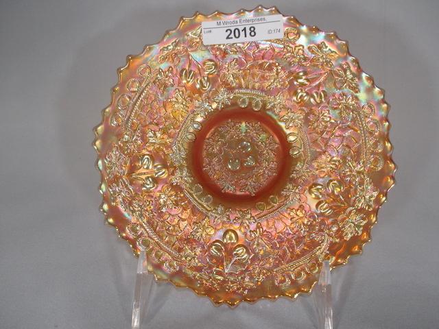 Fenton marigold Cherry Chain plate