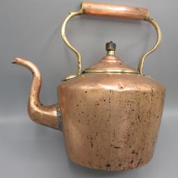 Copper & Brass tea kettle