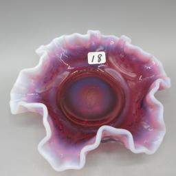 Fenton plum opal. Hobnail bon bon