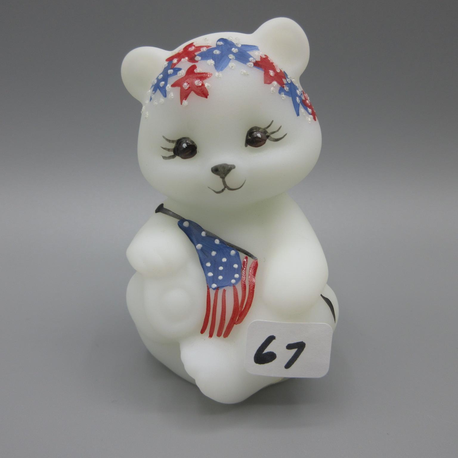 Fenton Patriotic bear-HP by D. Barbour