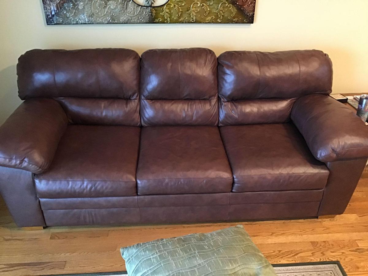 Leather sofa