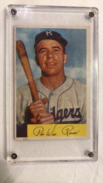 Pee Wee Reese 1954 Bowman Vintage Baseball Card