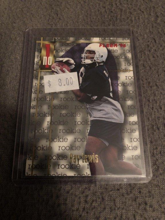 Ray Lewis 1996 fleer rookie