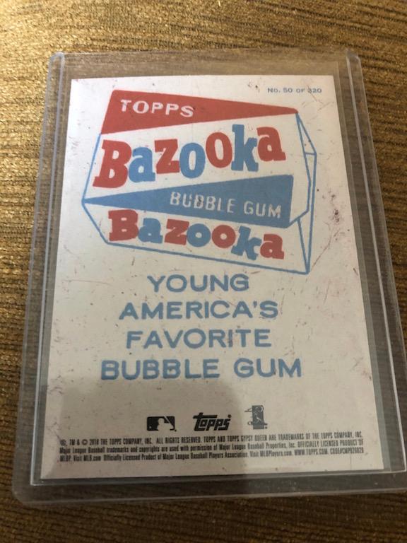 Bryce Harper Gypsy Queen Bazooka Back SP