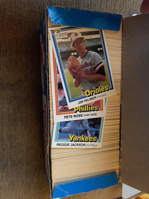 1981 Donruss Vending box