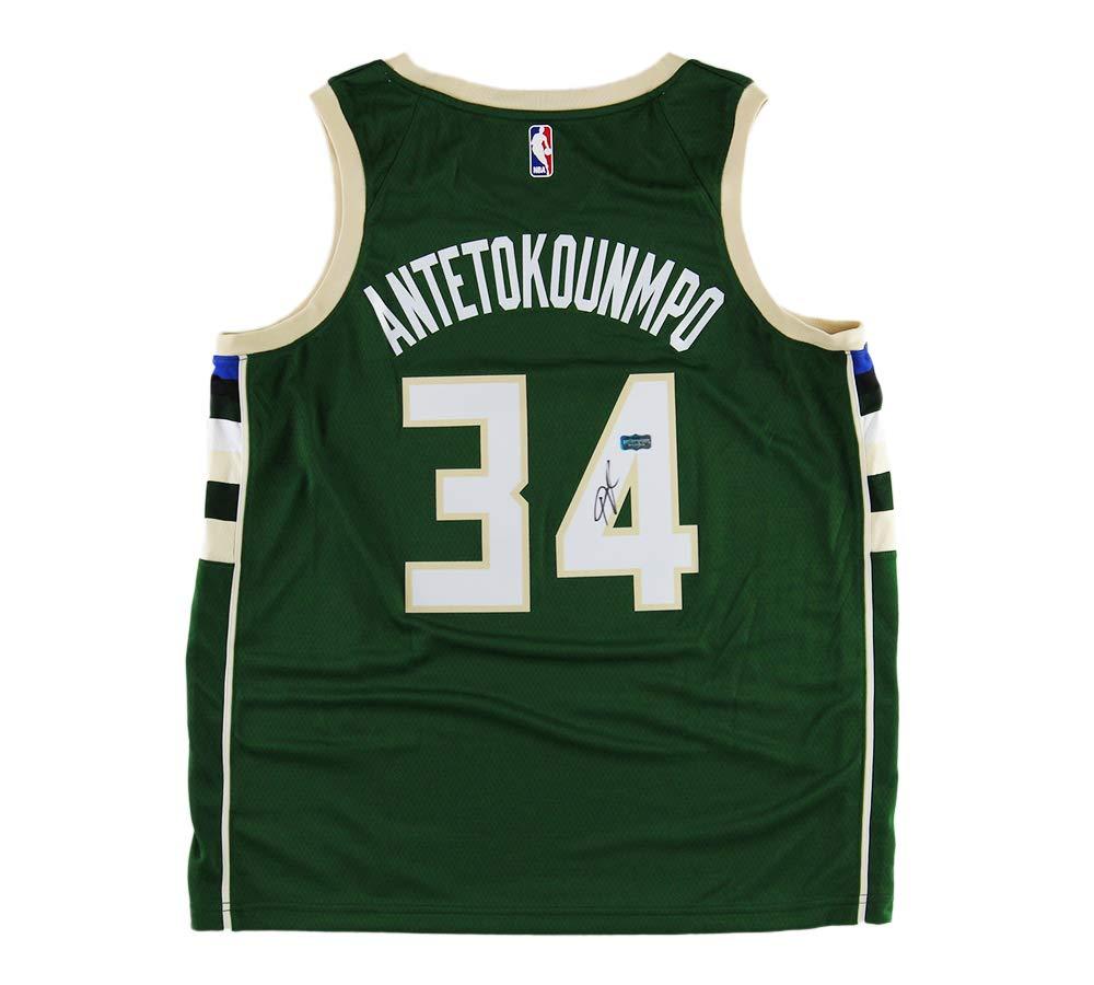 Giannis Antetokounmpo Signed Adidas Swingman Jersey - Radtke COA