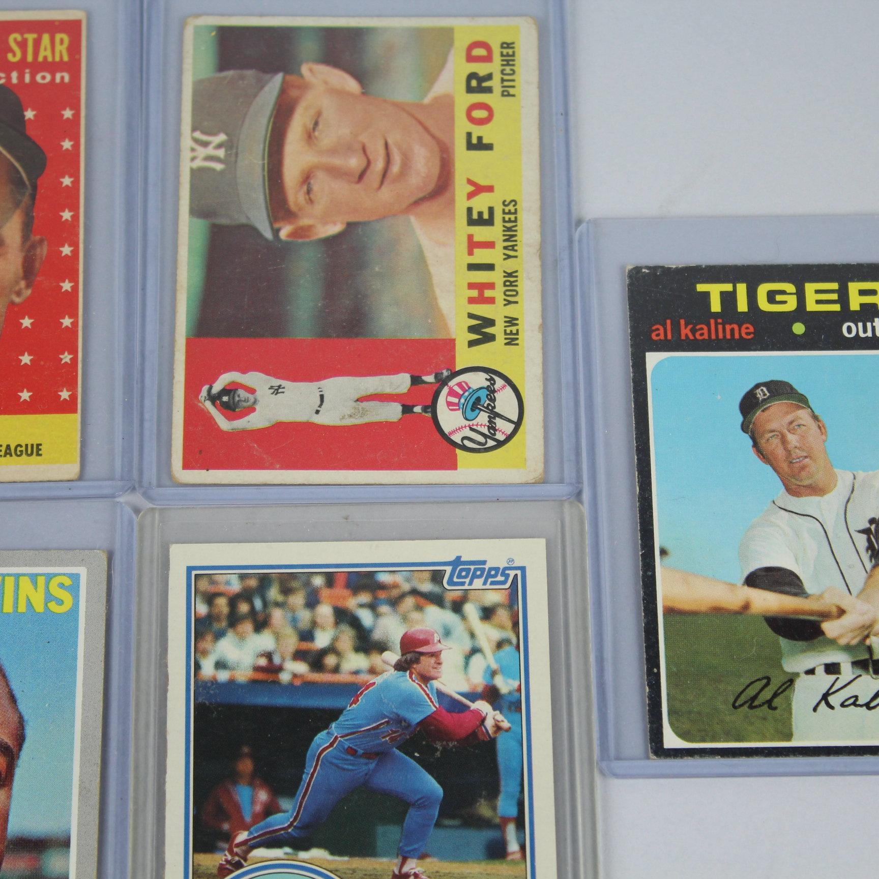 5 Vintage Topps Baseball Cards Group 5