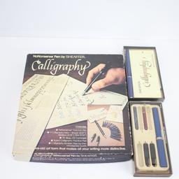 Vintage Sheaffer Nononsense Fountain Pen Calligraphy Sets