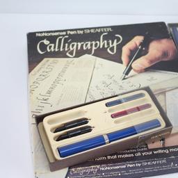 Vintage Sheaffer Nononsense Fountain Pen Calligraphy Sets