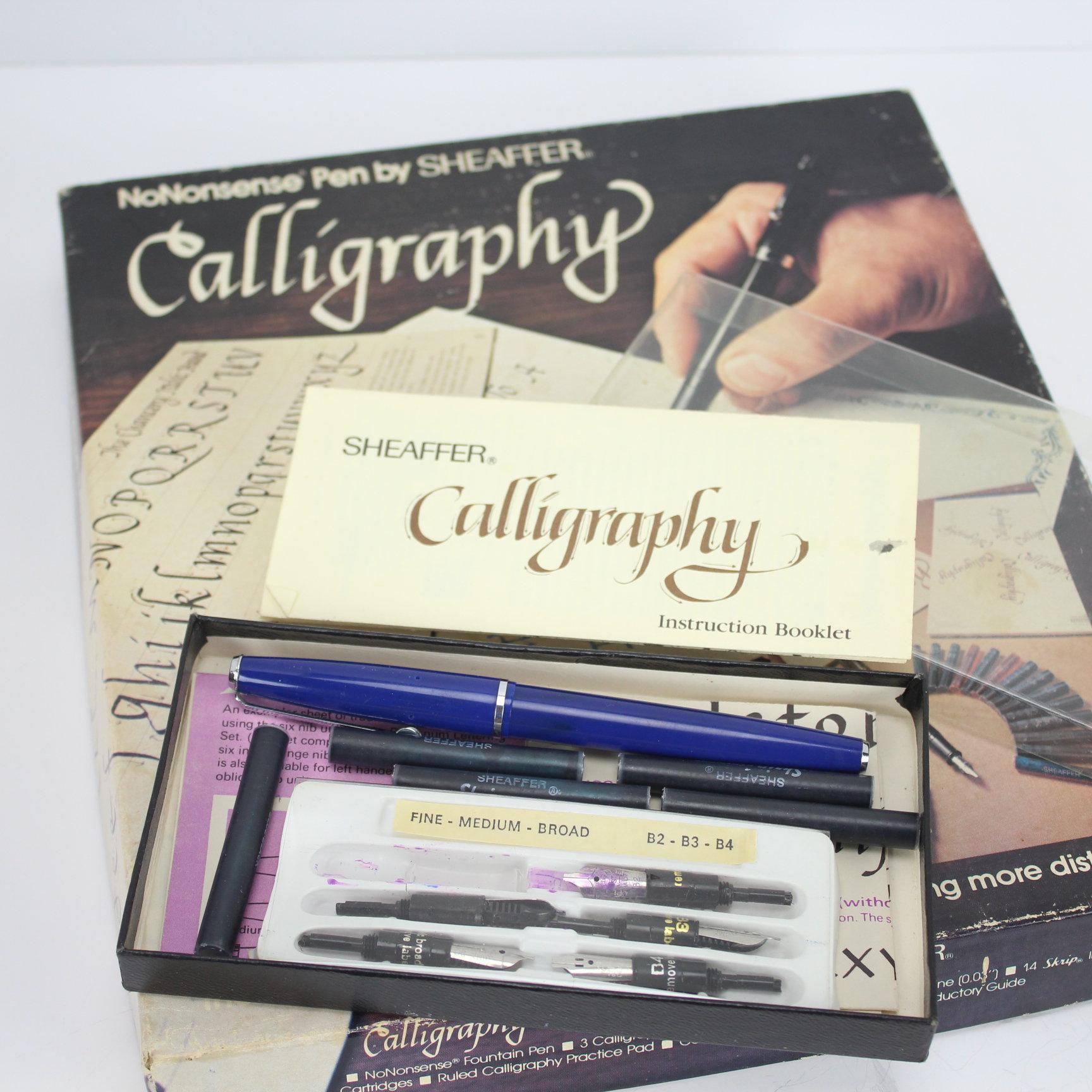 Vintage Sheaffer Nononsense Fountain Pen Calligraphy Sets