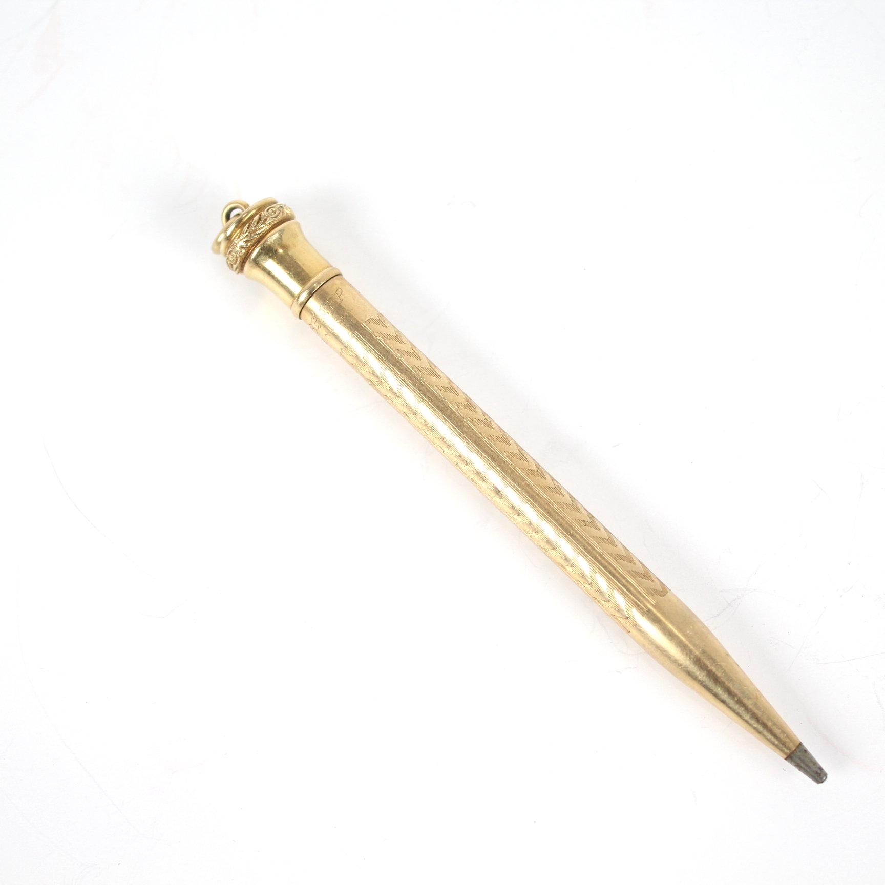 Gold Filled Wahl Eversharp Mechanical Ring Top Pencil