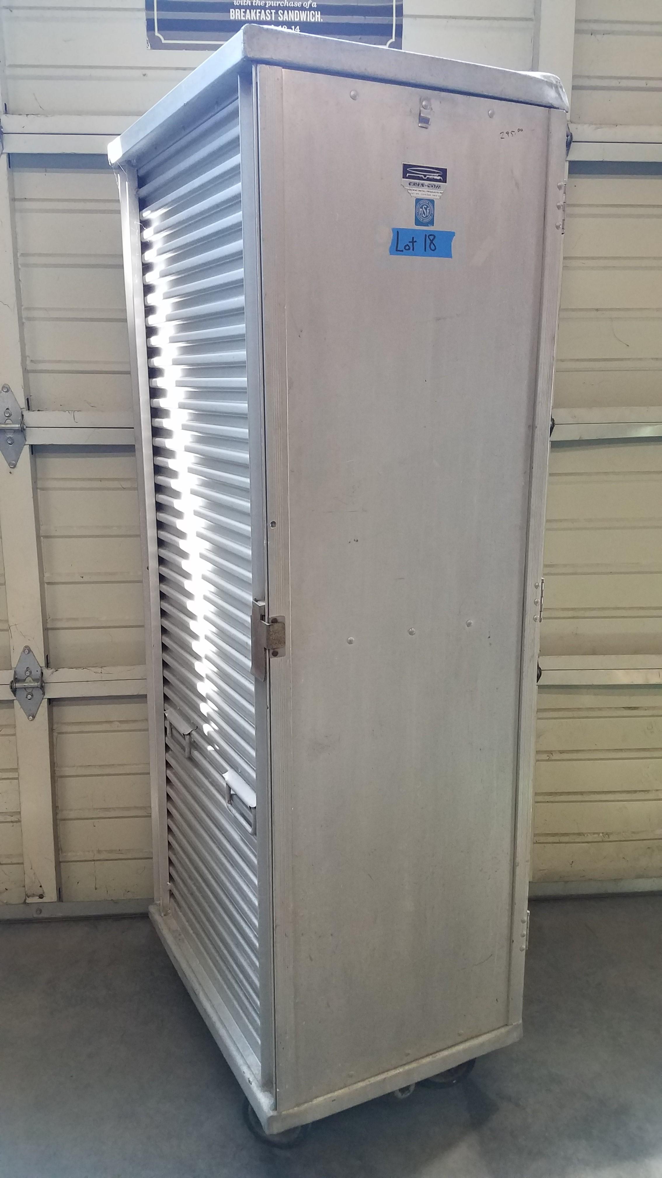 Sheet Pan Rack Enclosed with wheels Crescor