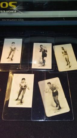 1923 MONARCHS OF THE RING BOXING CARDS LOT OF 5 CARDS