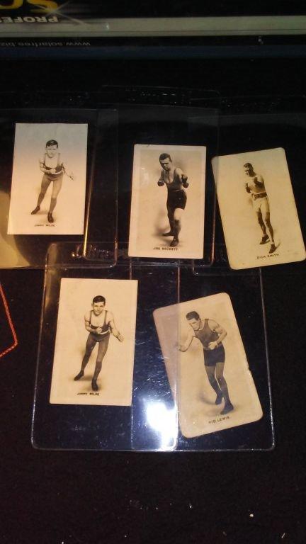 1923 MONARCHS OF THE RING BOXING CARDS LOT OF 5 CARDS