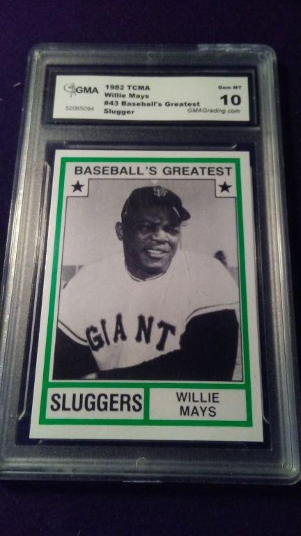 1982 TCMA BASEBALL'S GREATEST WILLIE MAYS #43