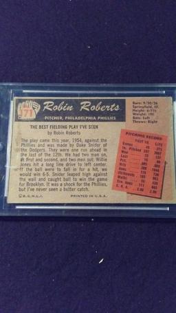 1955 BOWMAN BASEBALL CARD ROBIN ROBERTS #171