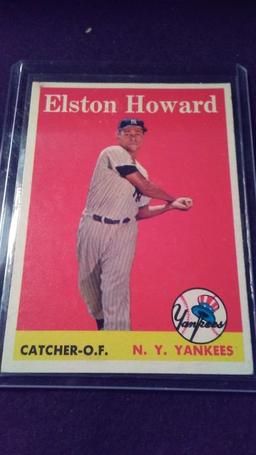 1958 TOPPS BASEBALL ELSTON HOWARD #275