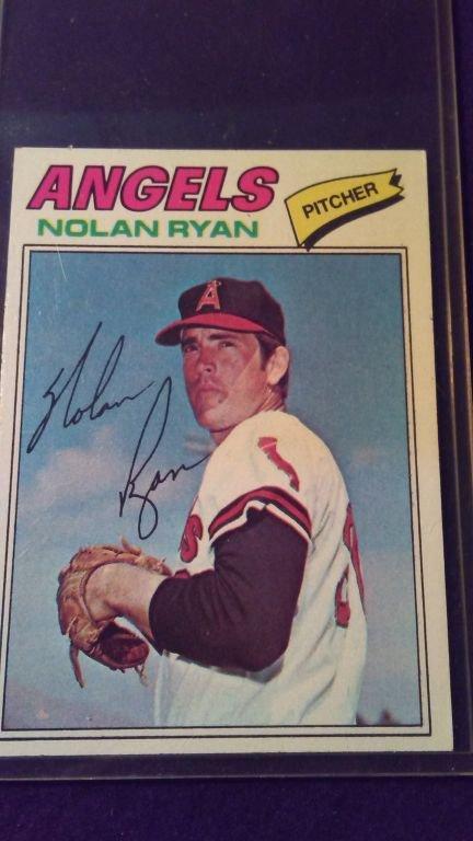 1977 TOPPS BASEBALL NOLAN RYAN #650