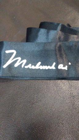 MUHAMMAD ALI AUTOGRAPHED SILK STRAP