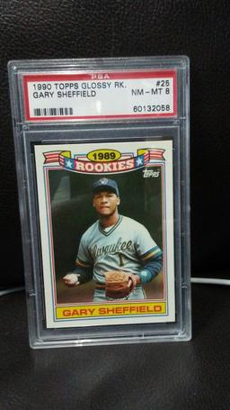 1990 TOPPS GLOSSY ROOKIES GARY SHEFFIELD