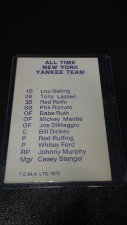 1975 Tcma All Time Yankees Team Phil Rizzuto